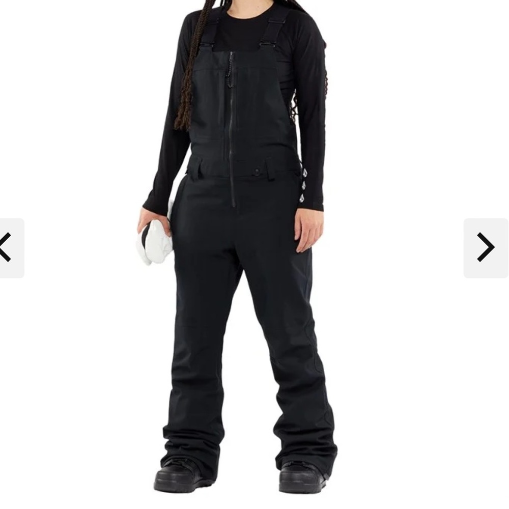 Volcom Black Swift Bib Overalls